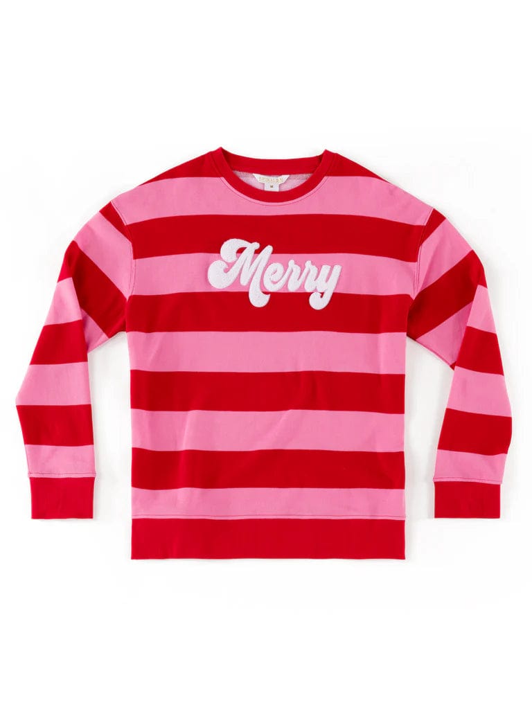 Shiraleah Sweatshirt Merry Stripe Sweatshirt