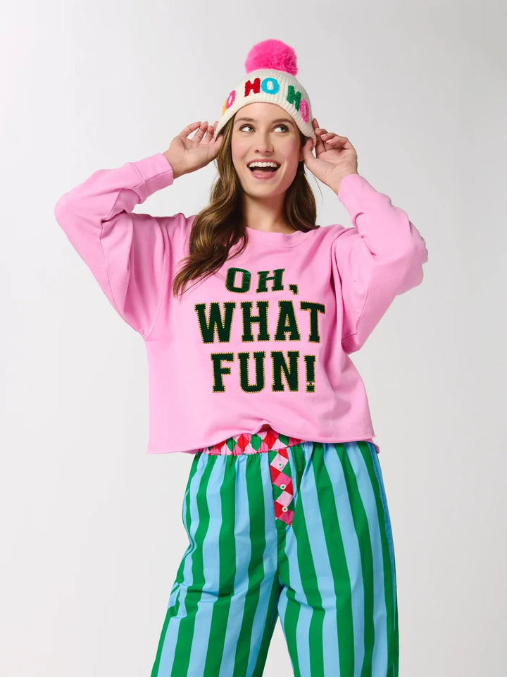 Shiraleah Sweatshirt Oh What Fun Lounge Sweatshirt