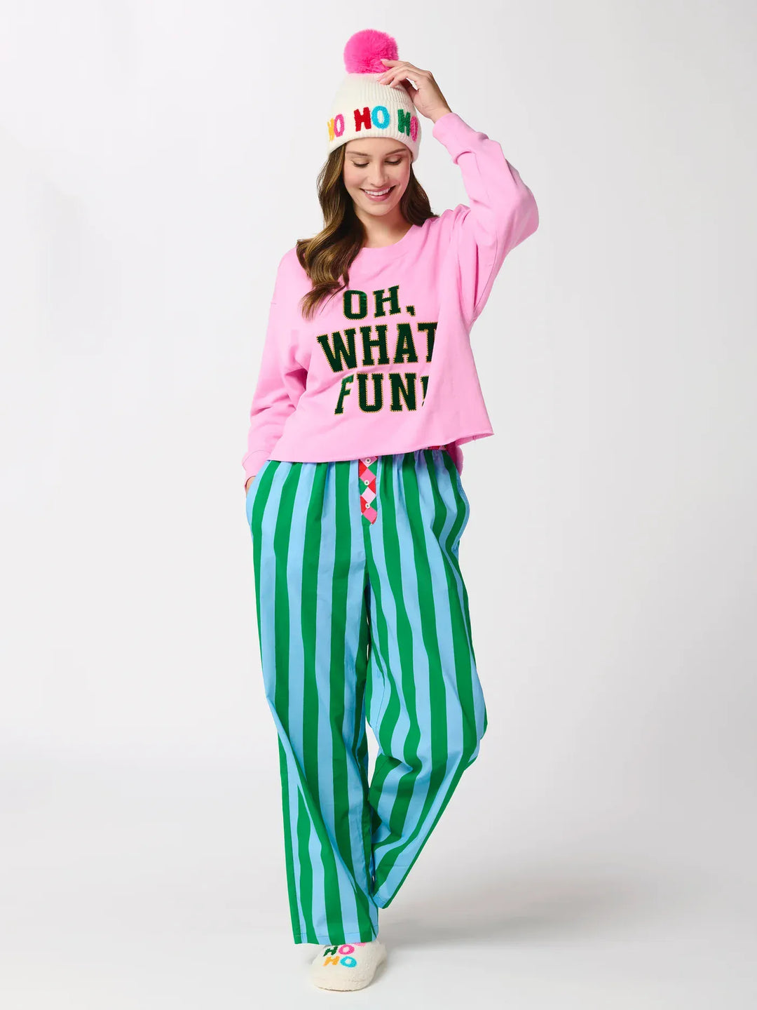 Shiraleah Sweatshirt Oh What Fun Lounge Sweatshirt