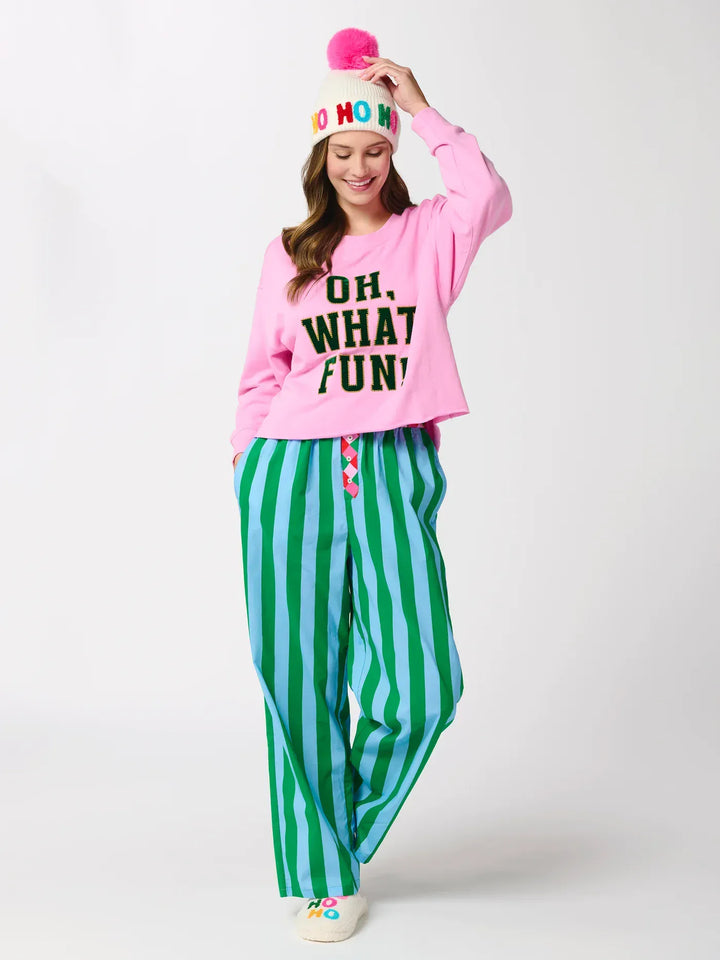 Shiraleah Sweatshirt Oh What Fun Lounge Sweatshirt