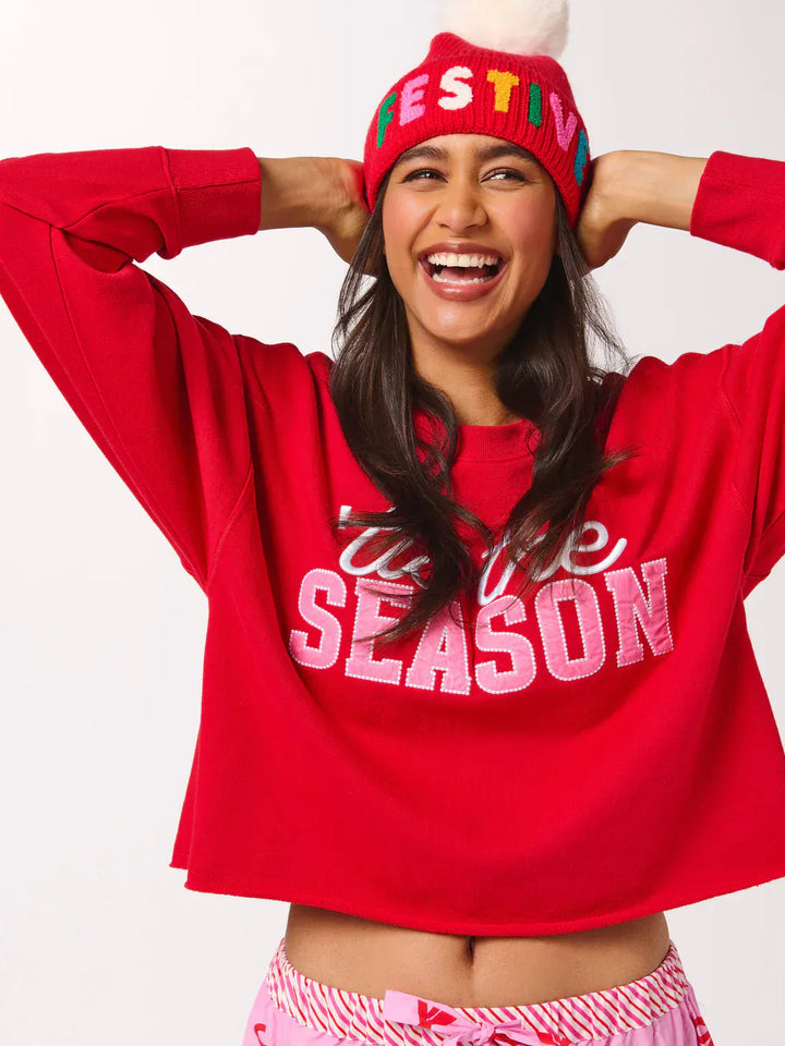 Shiraleah Sweatshirt Red / S TIs The Season Lounge Sweatshirt