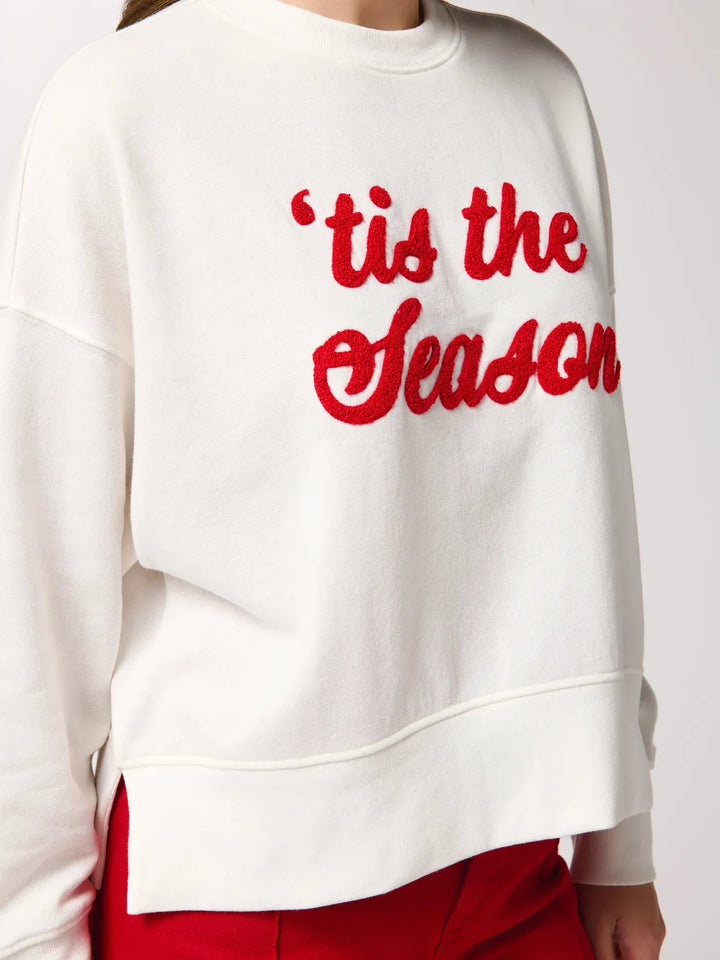 Shiraleah Sweatshirt Tis The Season/Fa La La Relaxed Sweatshirt
