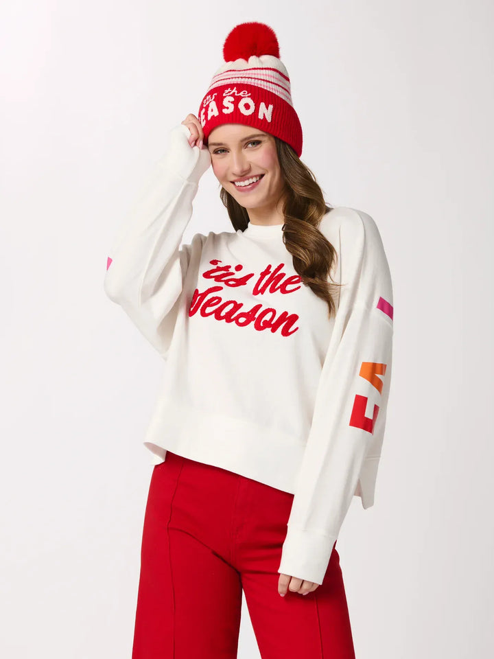 Shiraleah Sweatshirt Tis The Season/Fa La La Relaxed Sweatshirt