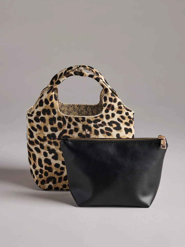Shiraleah Tote Leopard Robbie Mini Tote