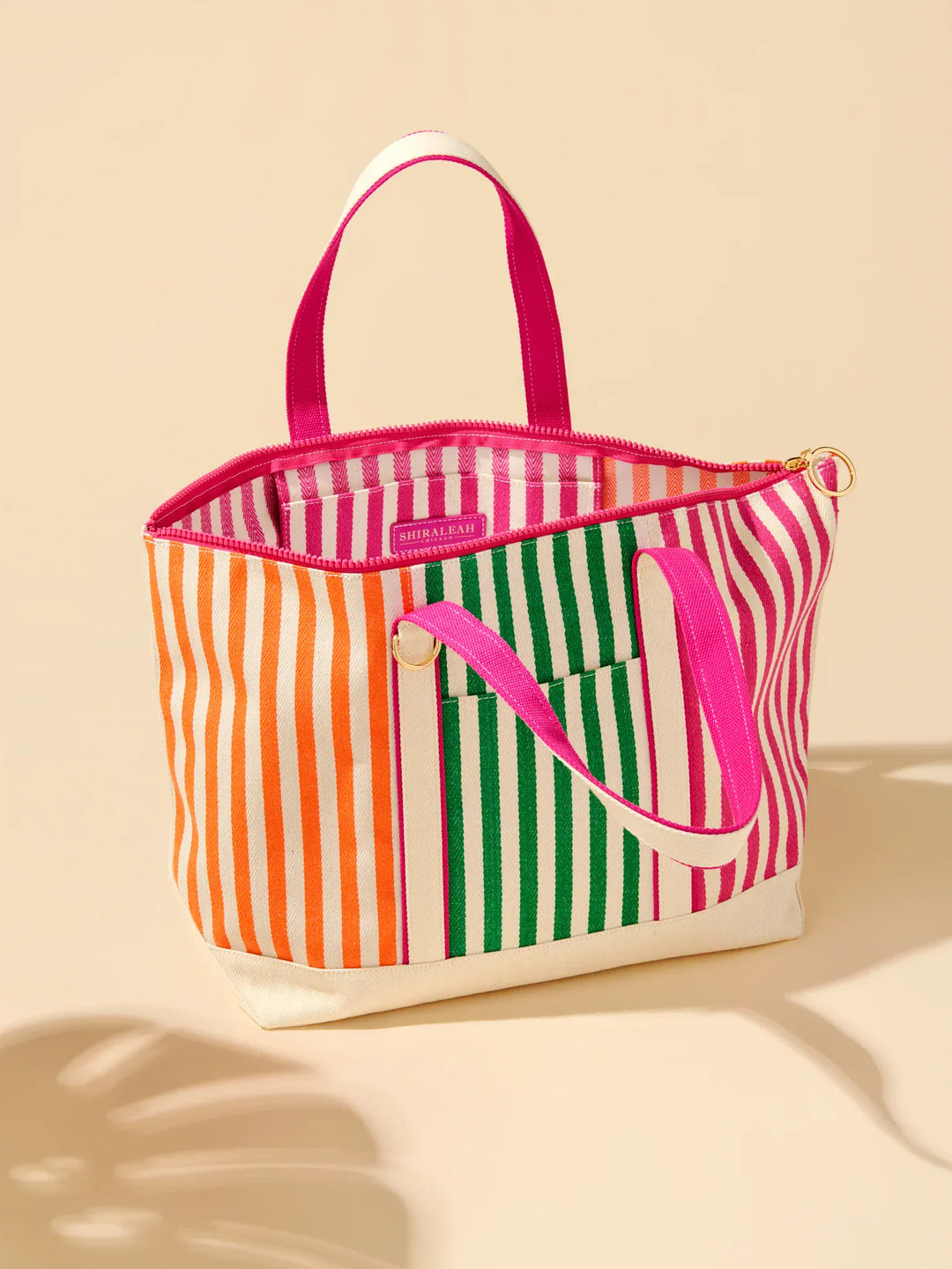 Shiraleah Tote Multi Port Stripe Tote