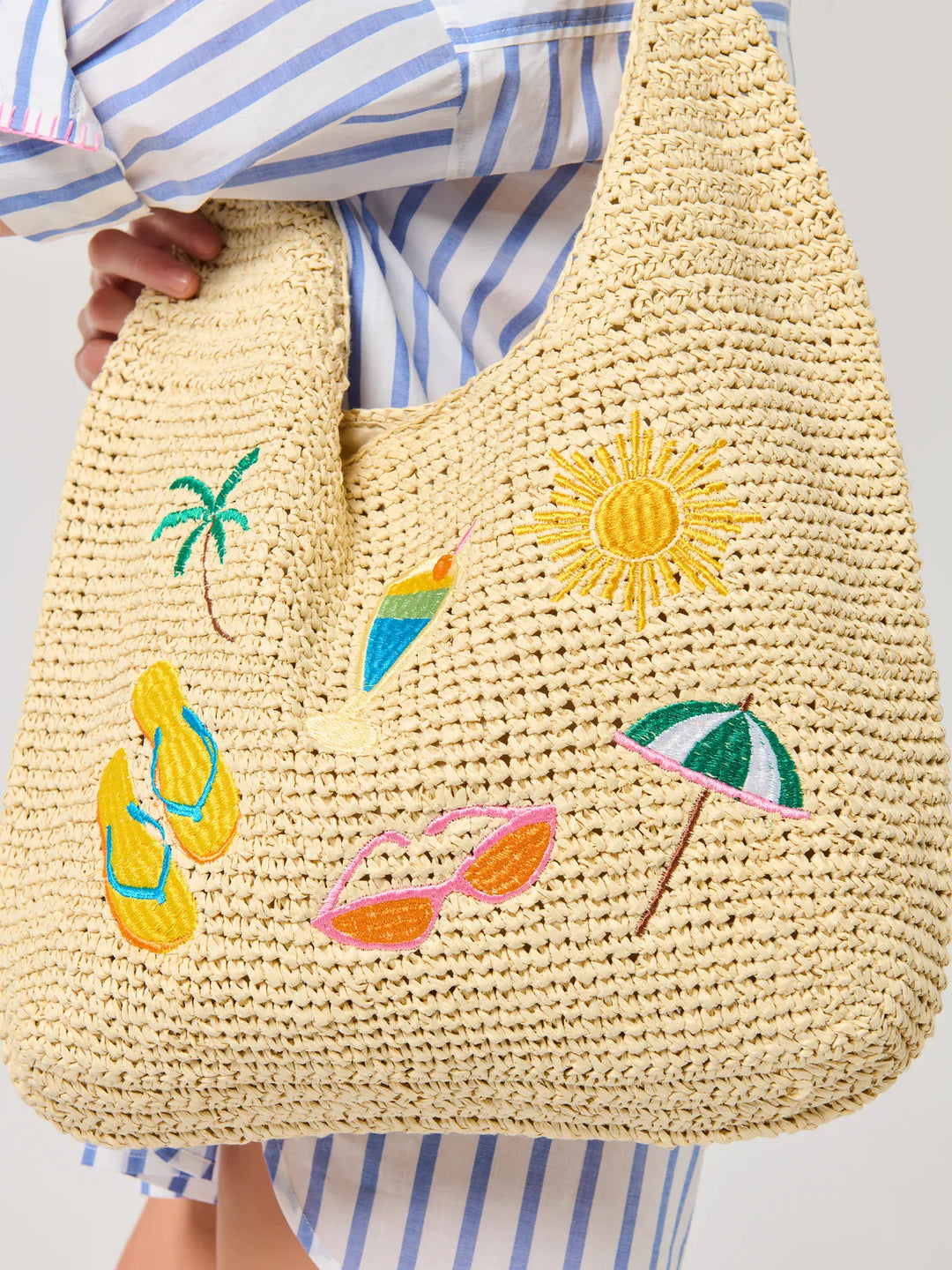 Shiraleah Tote Natural Cabana Slouchy Tote