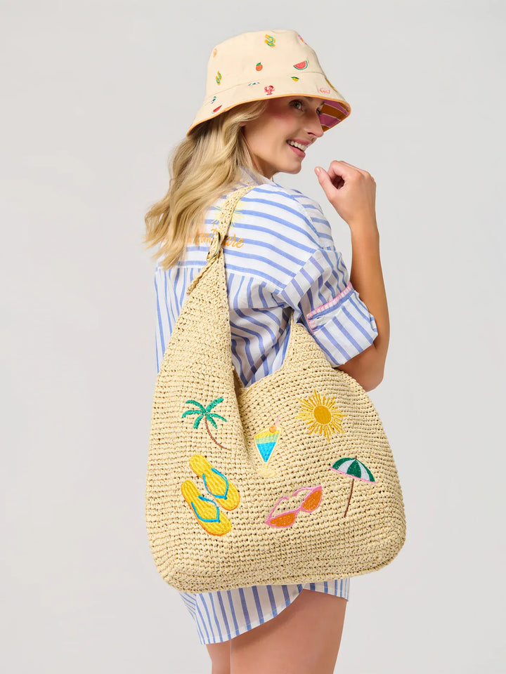 Shiraleah Tote Natural Cabana Slouchy Tote
