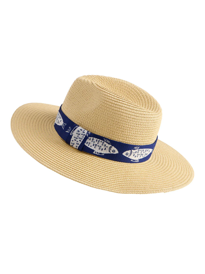 Shiraleah Tote Navy Fisher Tote &amp; Hat Set
