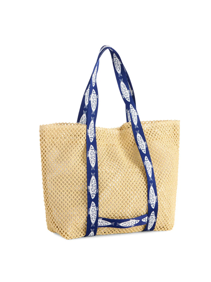 Shiraleah Tote Navy Fisher Tote &amp; Hat Set