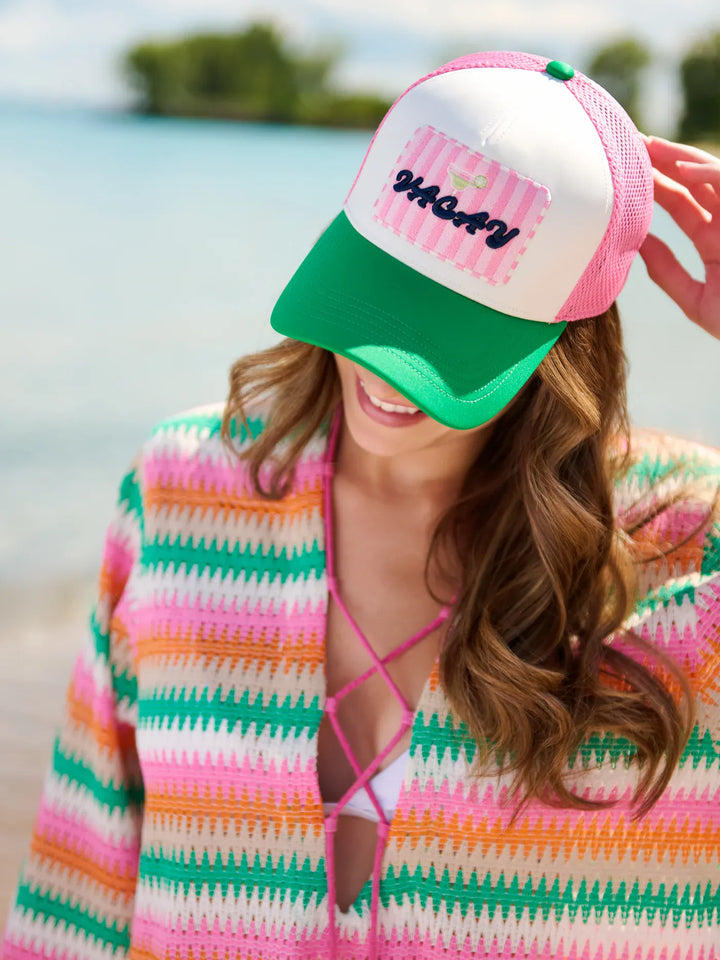 Shiraleah Trucker Hats Multi Vacay Trucker Hat