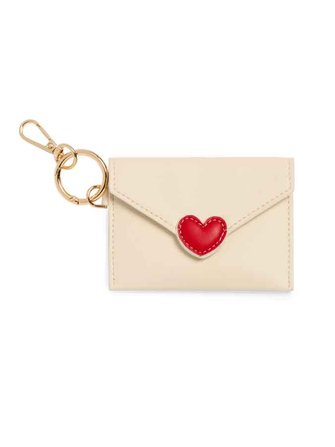 Shiraleah Wallet Ivory Love Letter Card Case