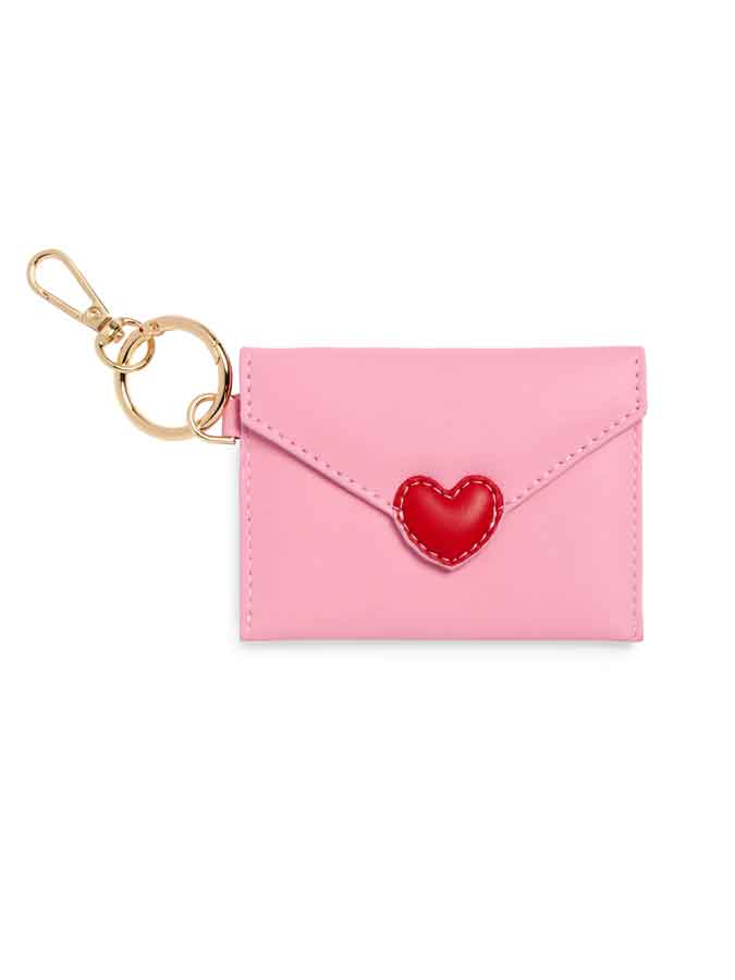 Shiraleah Wallet Pink Love Letter Card Case