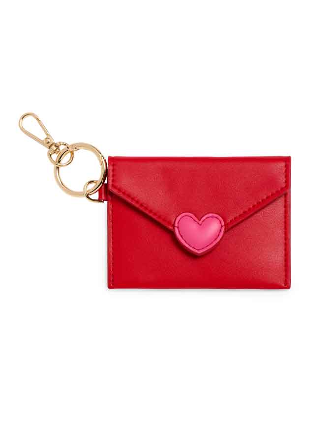 Shiraleah Wallet Red Love Letter Card Case
