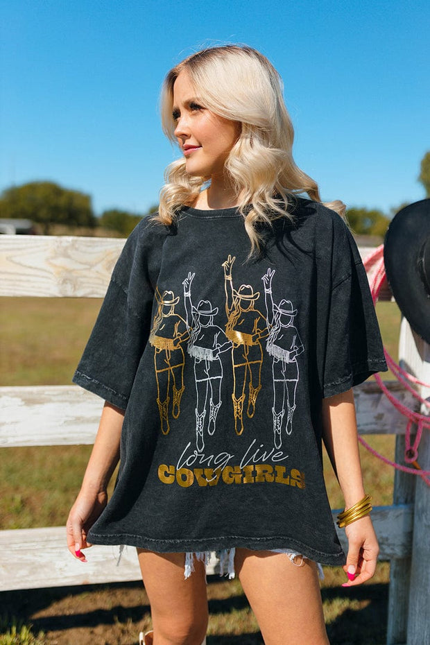 Show Me Your MuMu Graphic Tee Long Live Cowgirls / S/M Travis Tee