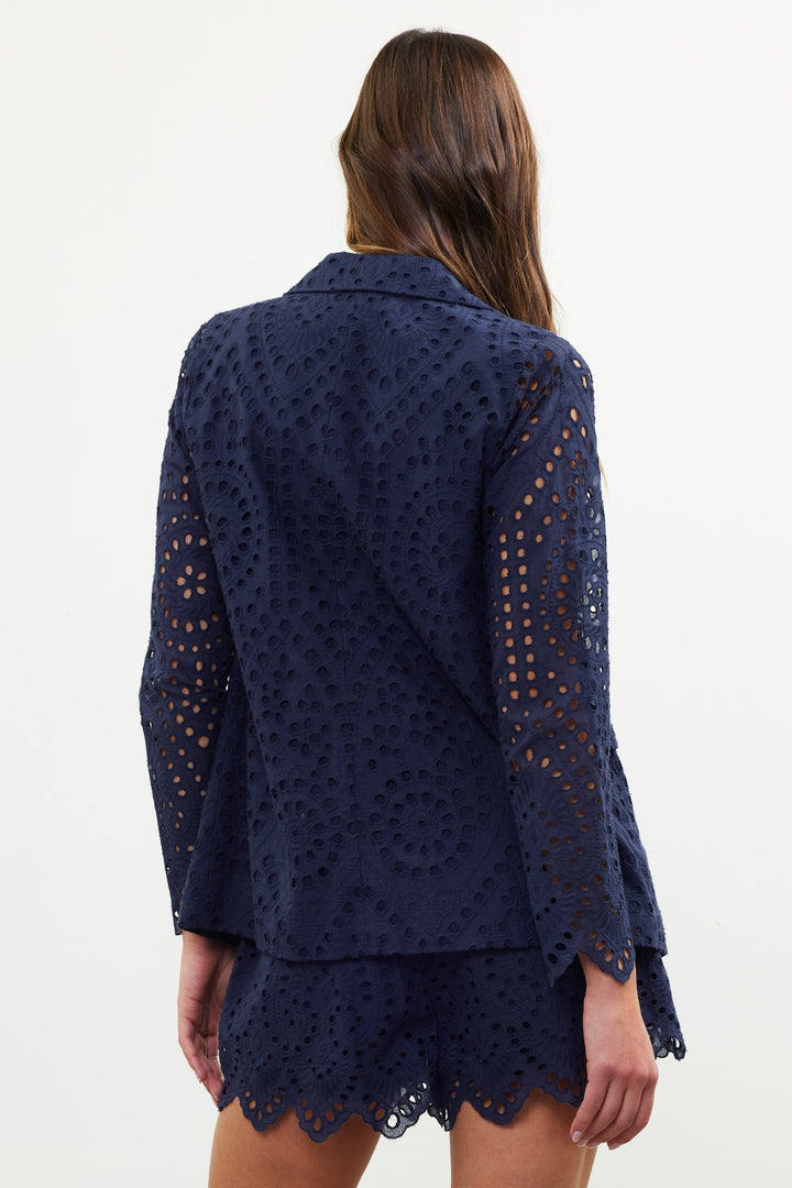 Skies Are Blue Blazer Emery Lace Blazer