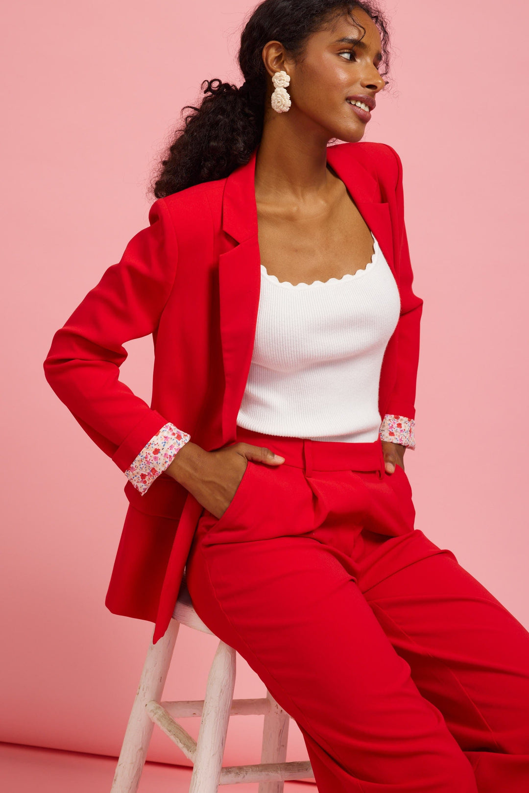 Skies Are Blue Blazer Red / XS Georgie Blazer