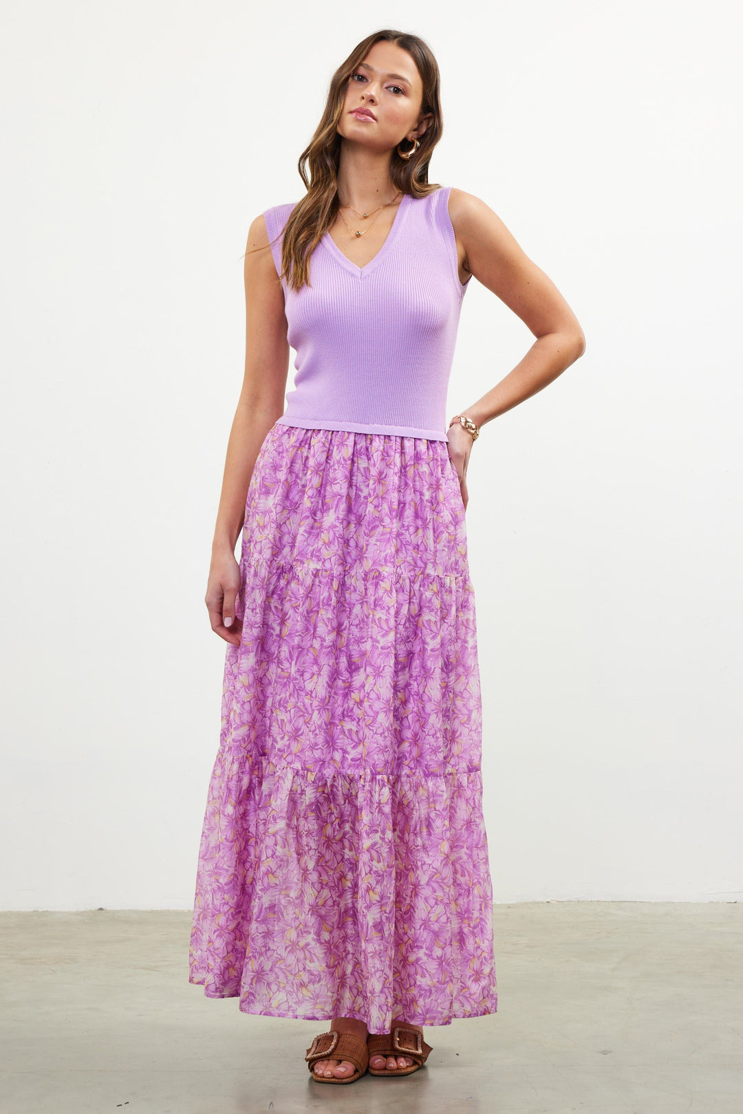 Skies Are Blue Dress Lilac / XS Luciana Tank Dress