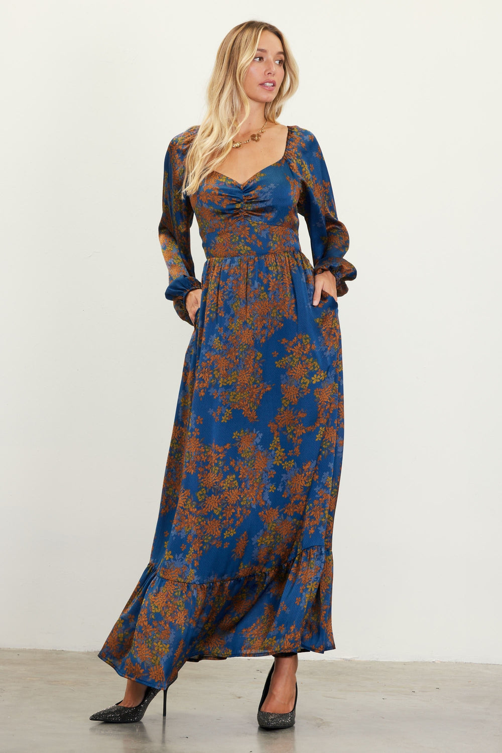 Skies Are Blue Dress Zuri Maxi Dress