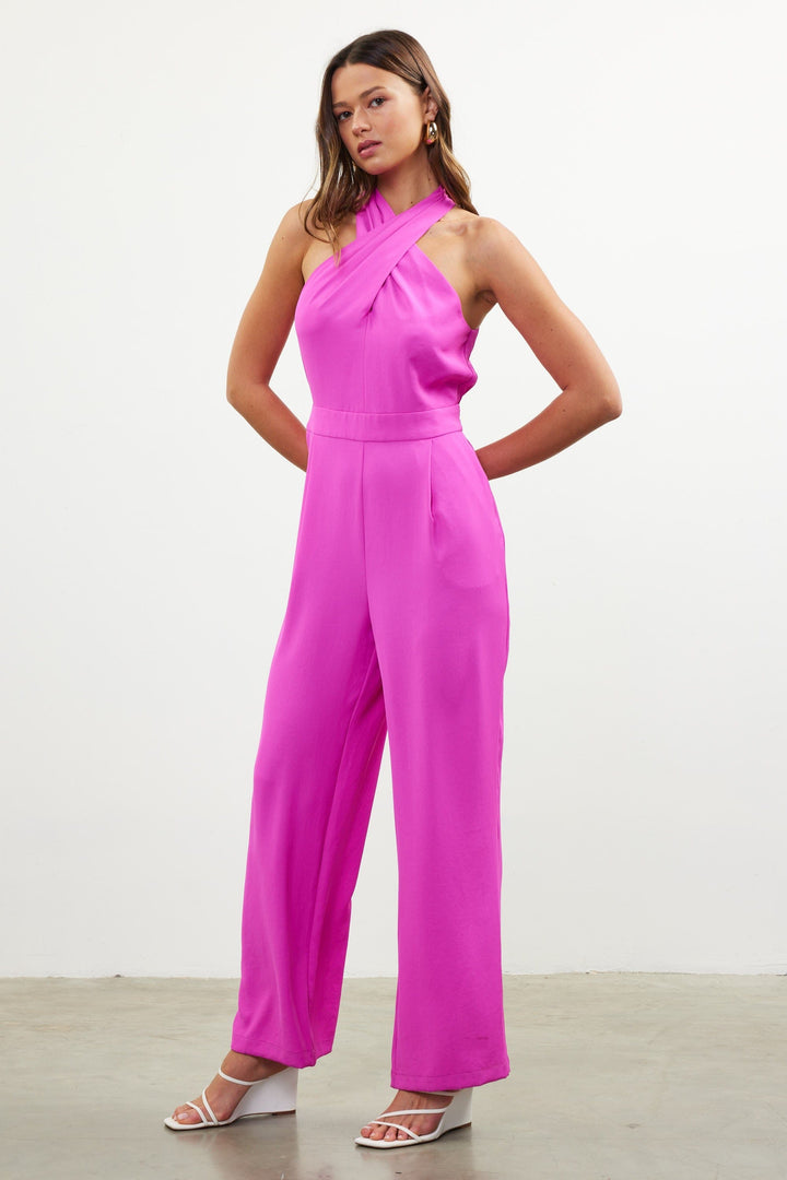 Skies Are Blue Jumpsuit Thea Halter Neck Jumpsuit