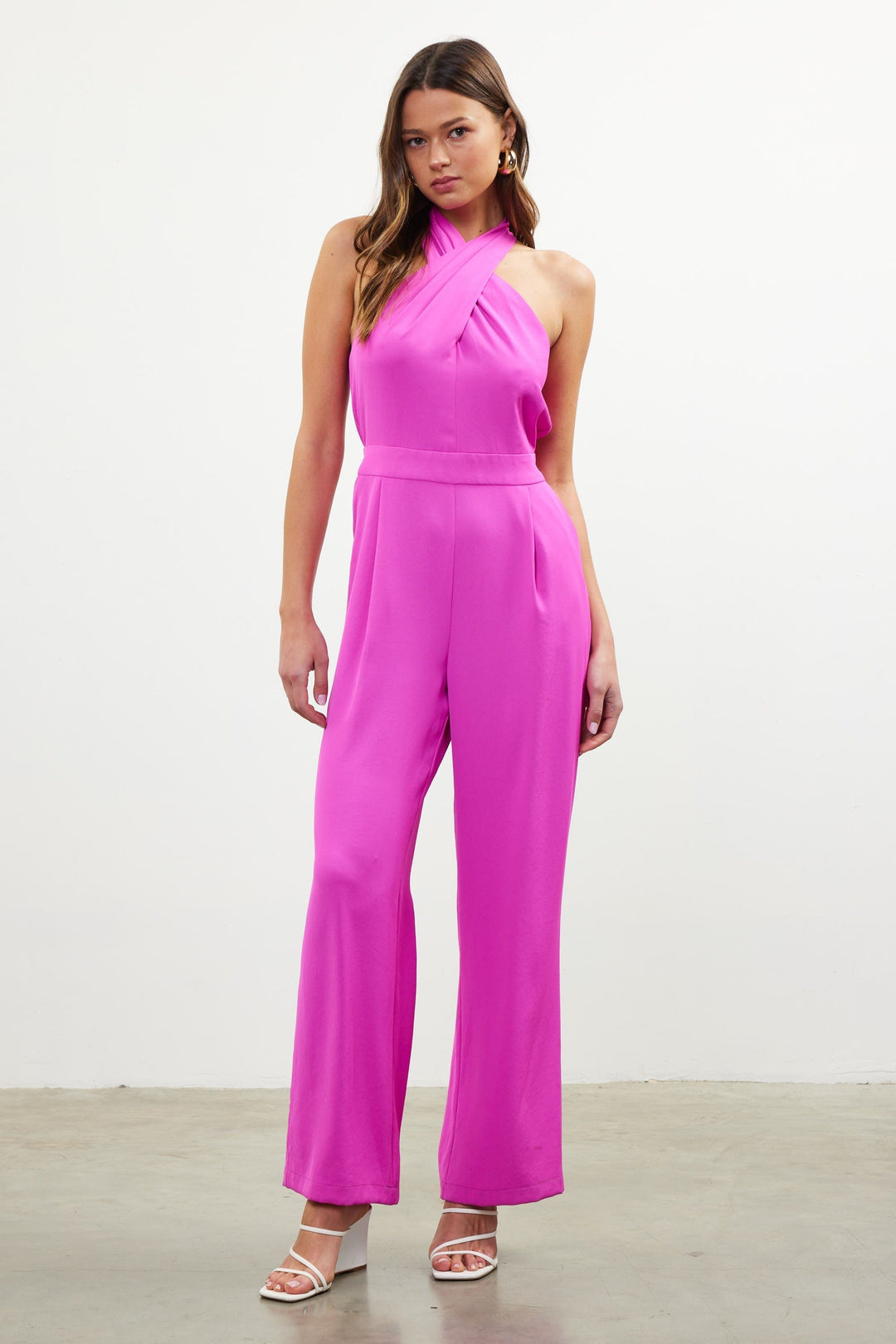 Skies Are Blue Jumpsuit Thea Halter Neck Jumpsuit