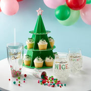 Slant Collections Naughty/Nice Jumbo Stemless Wine Glass - Naughty/Nice