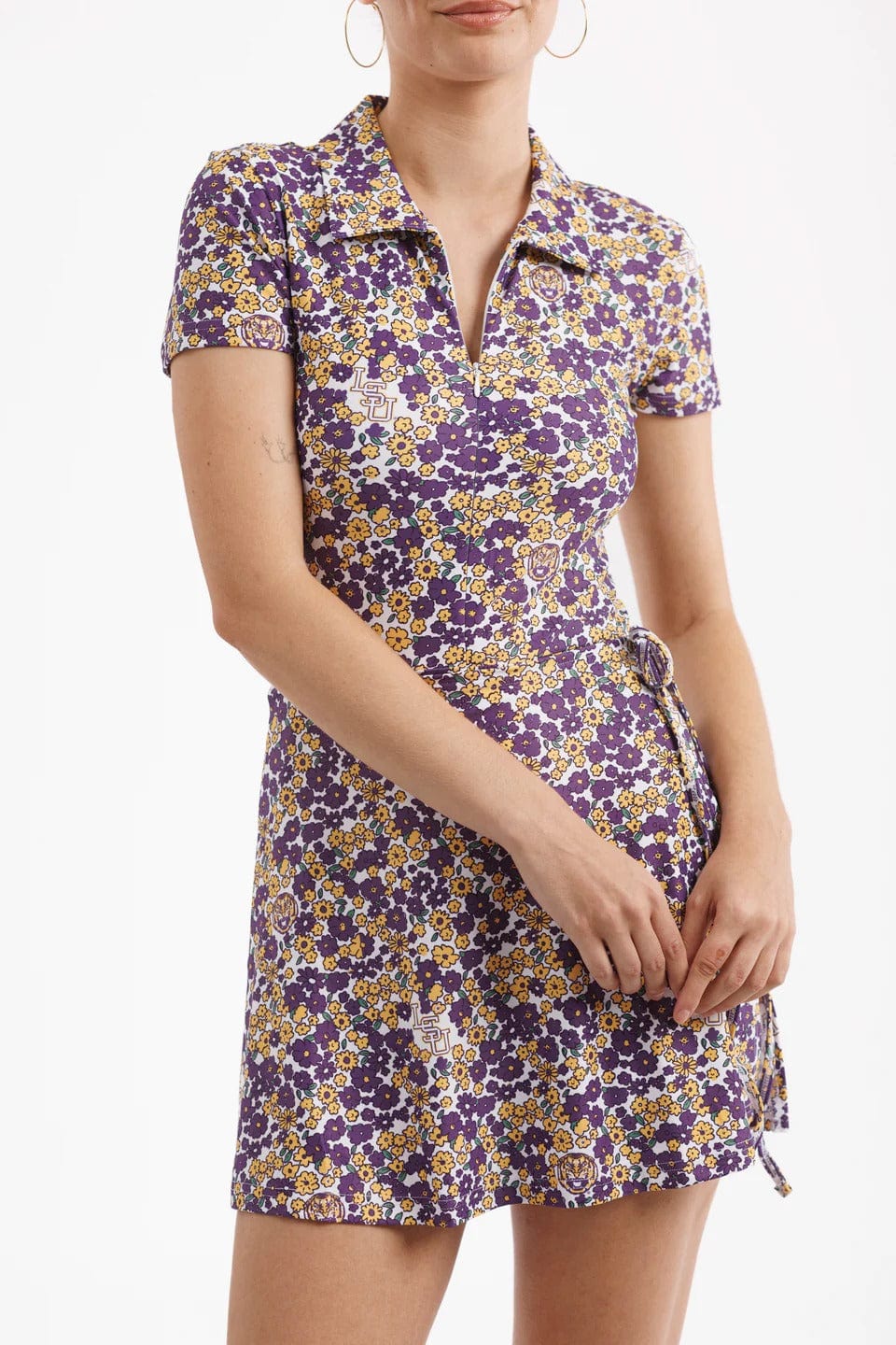Smith & Quinn Dress The Ivy Dress - LSU Poppies