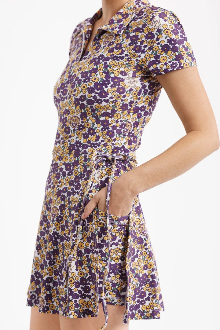 Smith & Quinn Dress The Ivy Dress - LSU Poppies