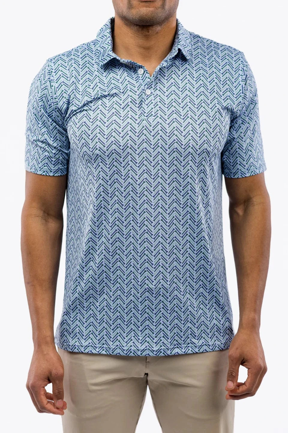 Smith & Quinn Mens Top To A Tee Blue / S The Harvey Polo