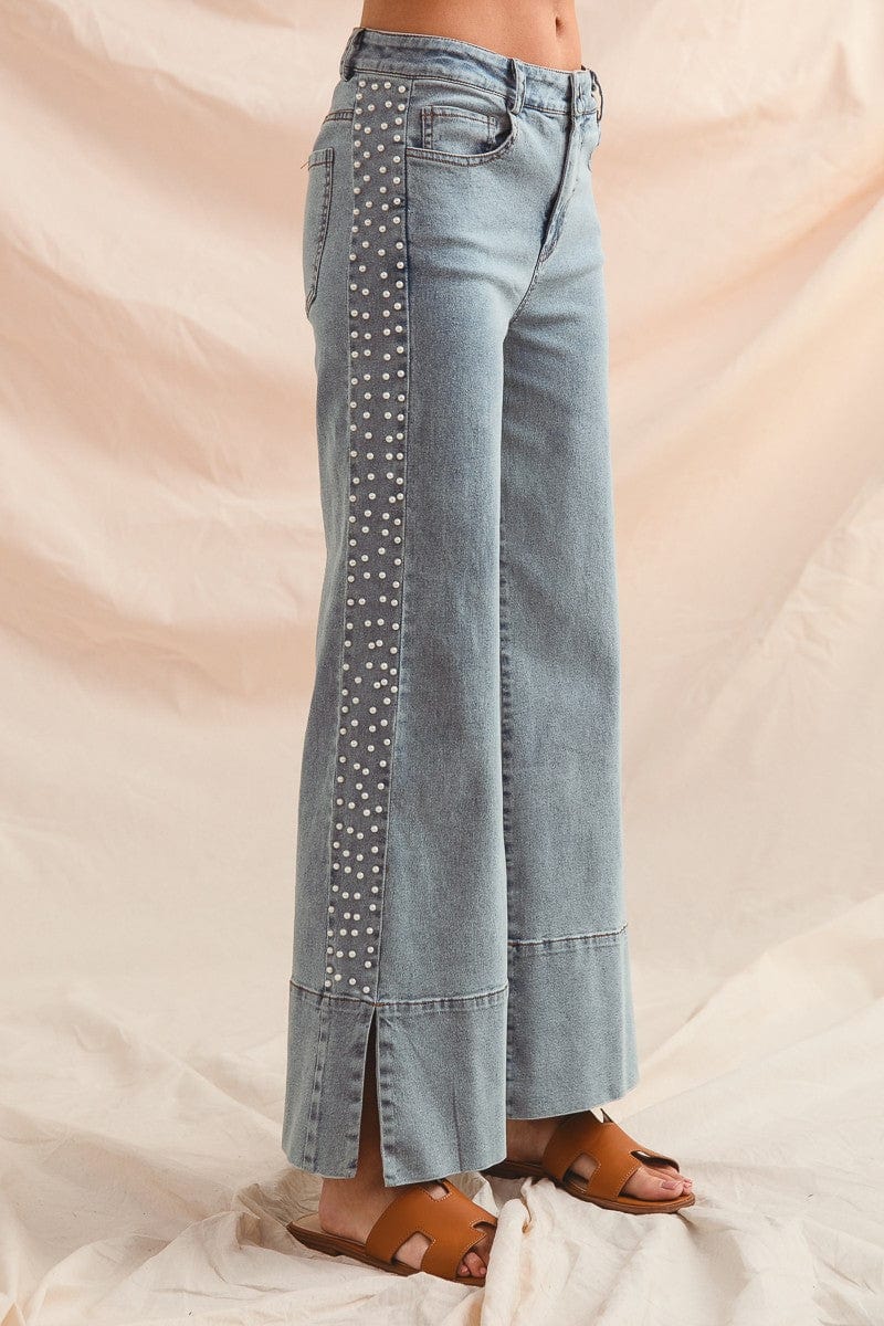 So Me Denim Leona Pearl Flare Jeans