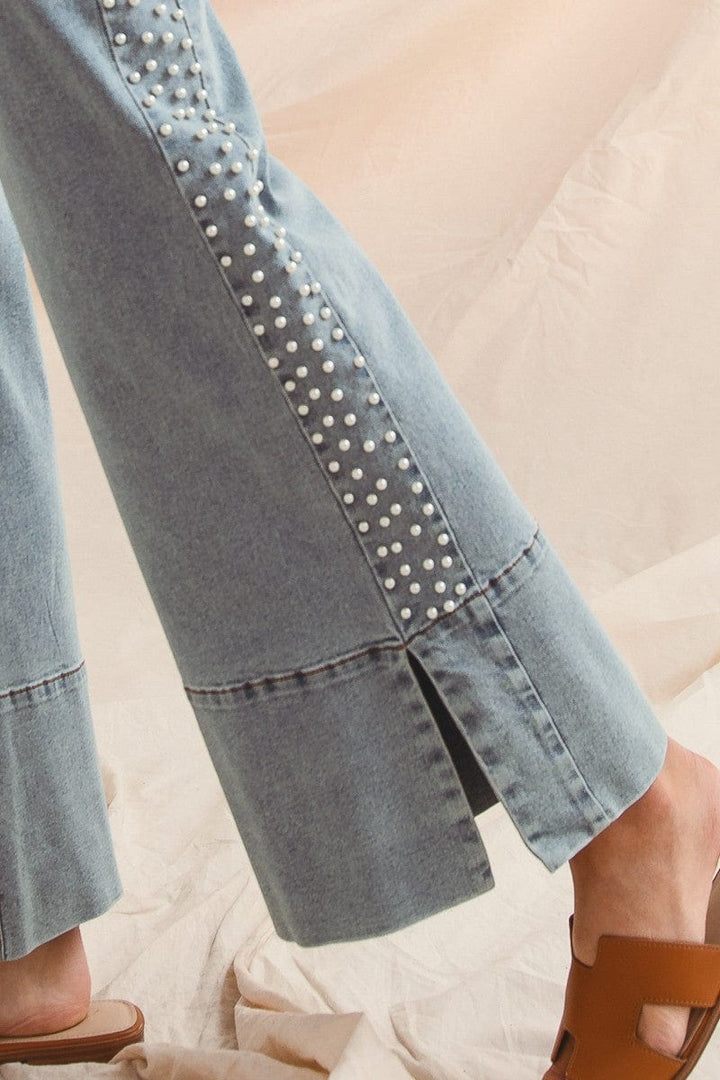 So Me Denim Leona Pearl Flare Jeans