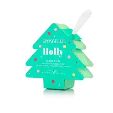 Spongelle Beauty Care Holly Holiday Tree Buffer