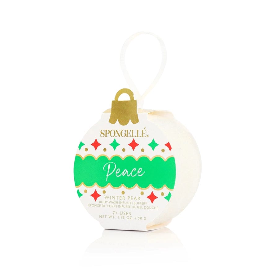 Spongelle Peace Holiday Ornament Buffer