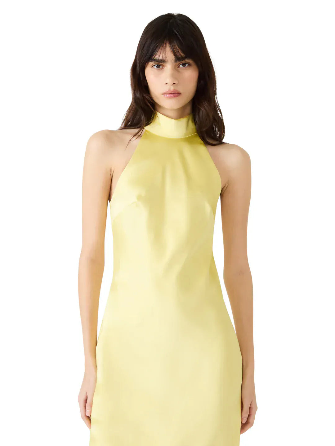 Steve Madden Dress Butter Yellow / XS Lara Satin Dress