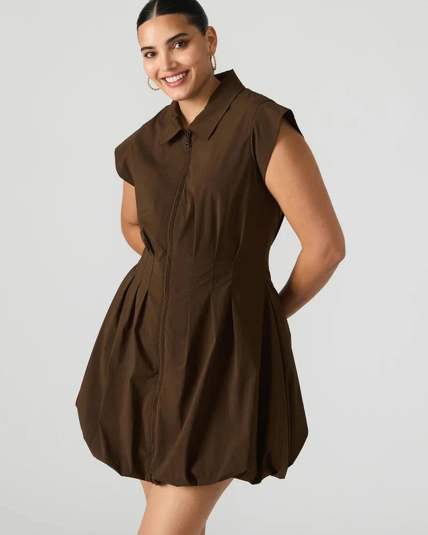 Steve Madden Dress Dark Espresso / XS Dyanne Dress