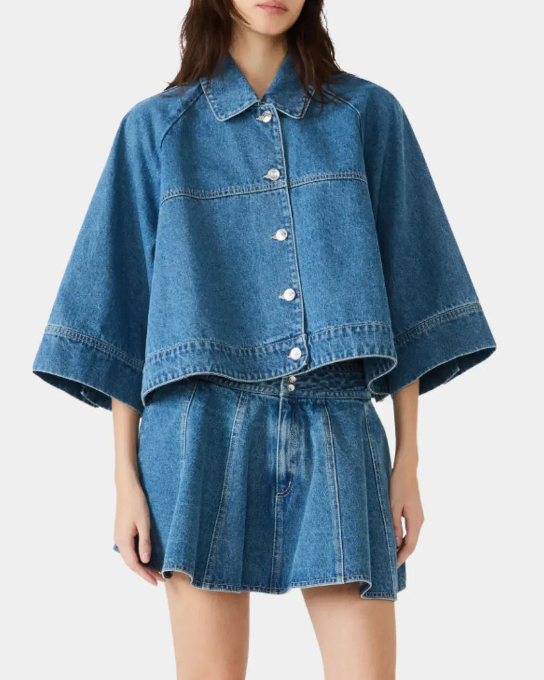 Steve Madden Jacket Aruba Blue / XS Rhode Denim Jacket