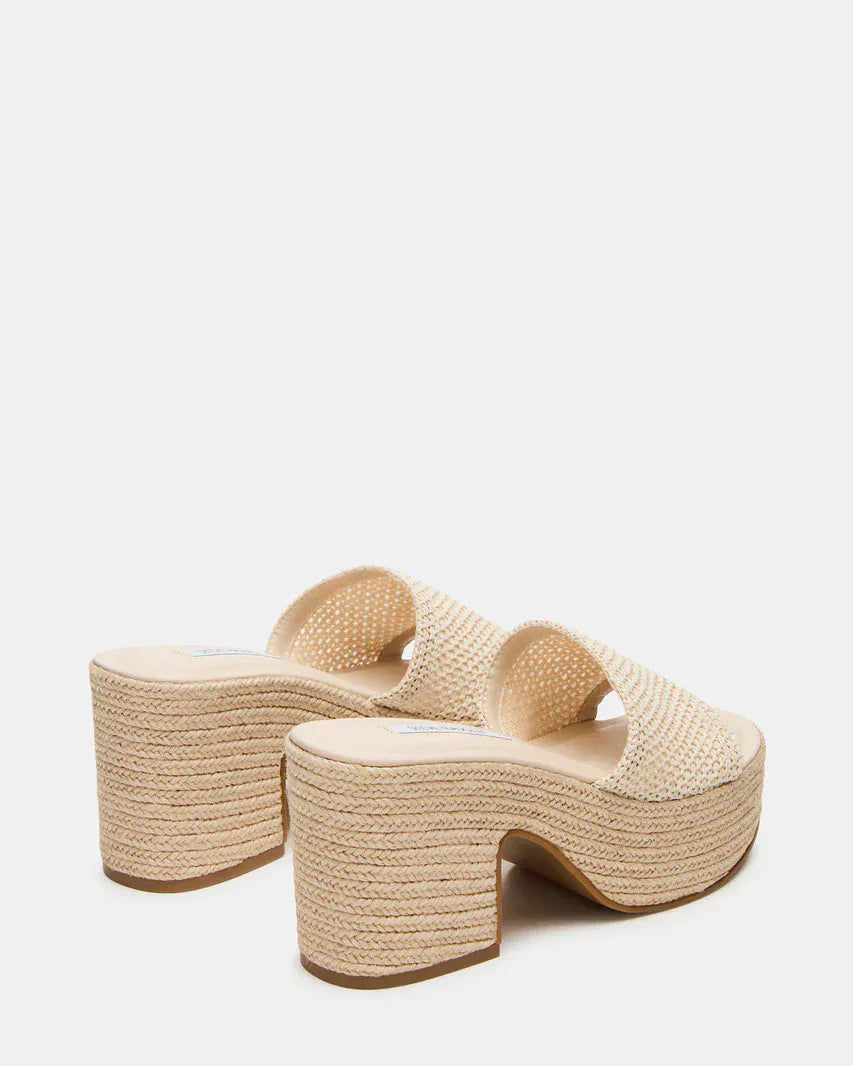 Steve Madden Platform Trippy Raffia Platform