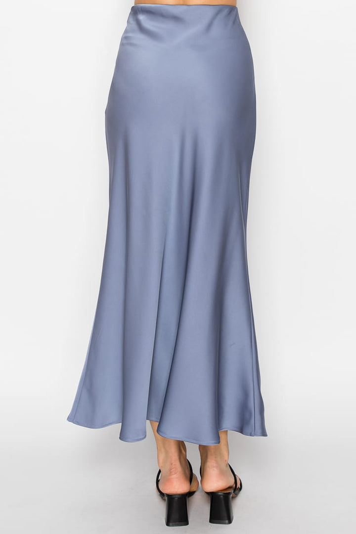 Stitch &amp; Co. Midi Skirt Thea Satin Midi Skirt