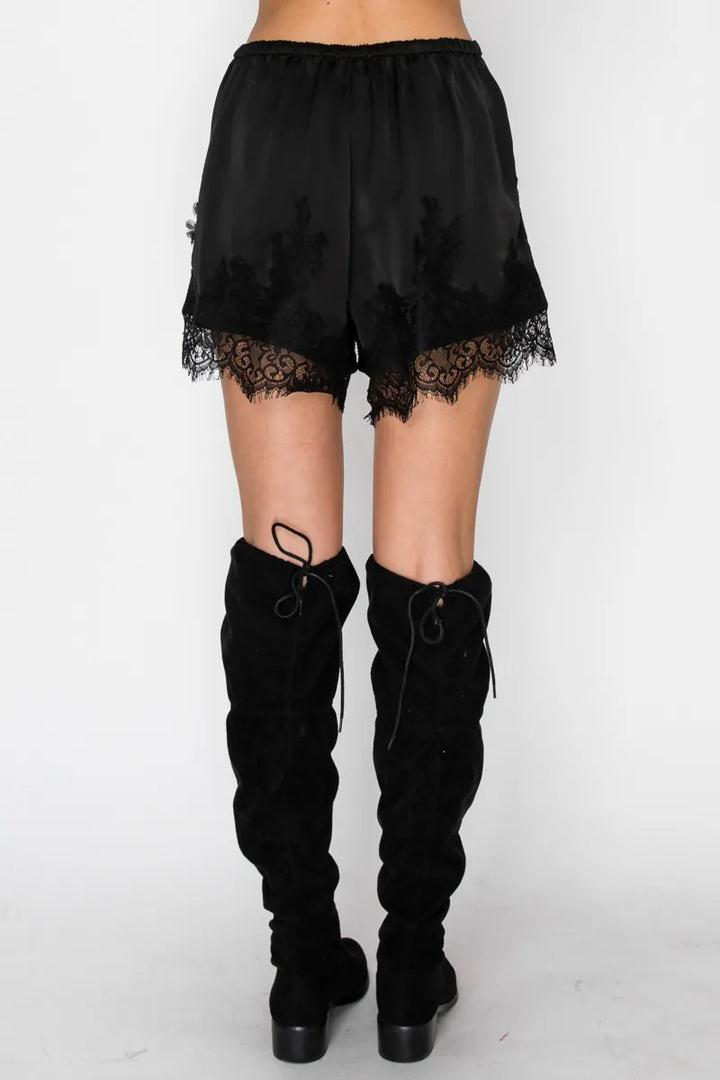 Stitch &amp; Co. Shorts Amira Lace Trim Shorts
