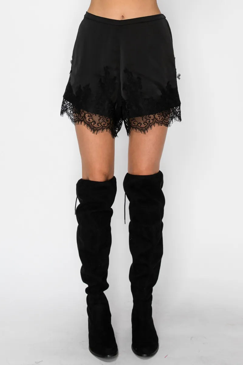 Stitch & Co. Shorts Amira Lace Trim Shorts