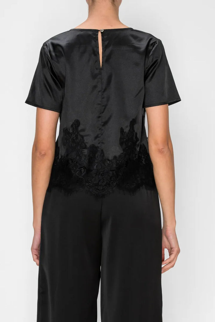Stitch &amp; Co. Top Joanna Satin Top