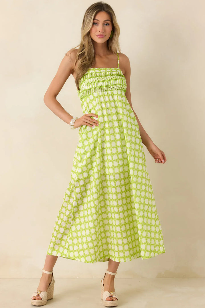 Strut & Bolt Midi Dress Lyla Pintucked Midi Dress