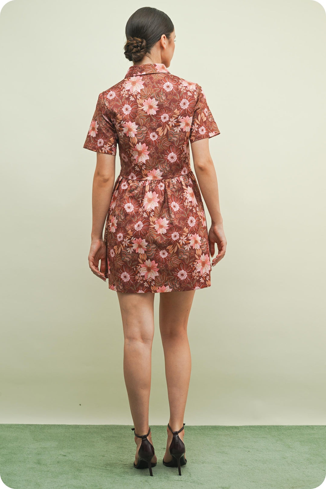 Strut &amp; Bolt Mini Dress Valerie Retro Floral Mini Dress
