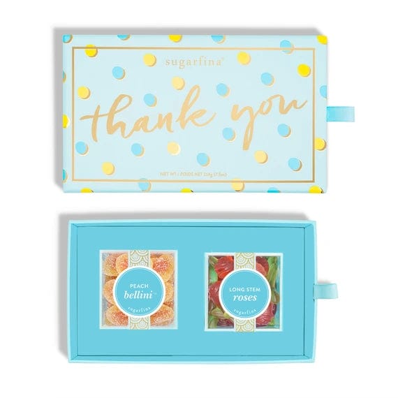 Sugarfina Candy 2 Piece Thank You Gummy Bento Box