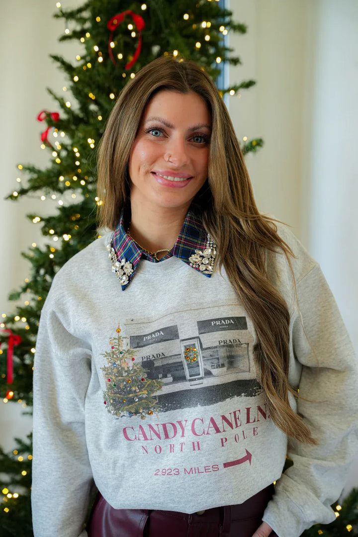 Summer Tees Sweatshirt Candy Cane x Marfa Sweatshirt