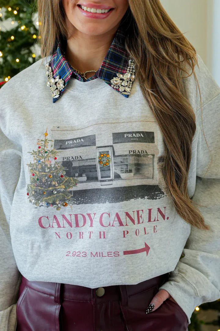 Summer Tees Sweatshirt Candy Cane x Marfa Sweatshirt