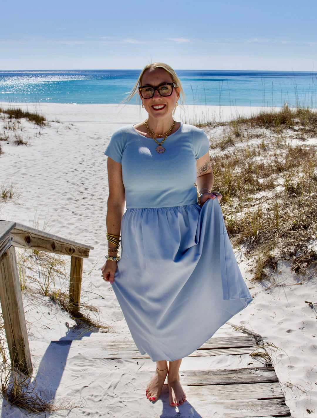 Sunday Edition Dress Kimber Knit Mix Dress