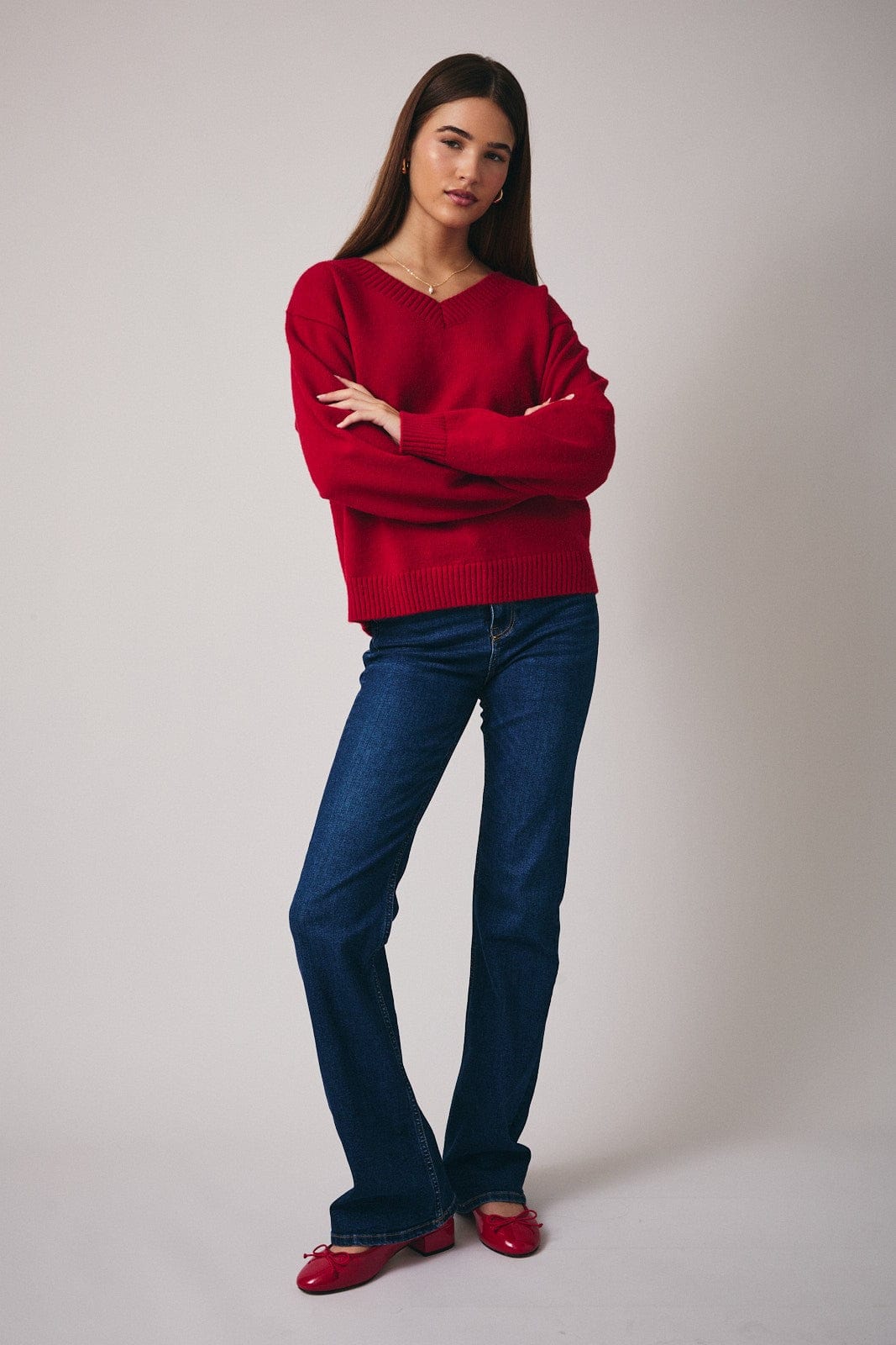 Sunday Edition Sweater Katelyn V-Neck Sweater