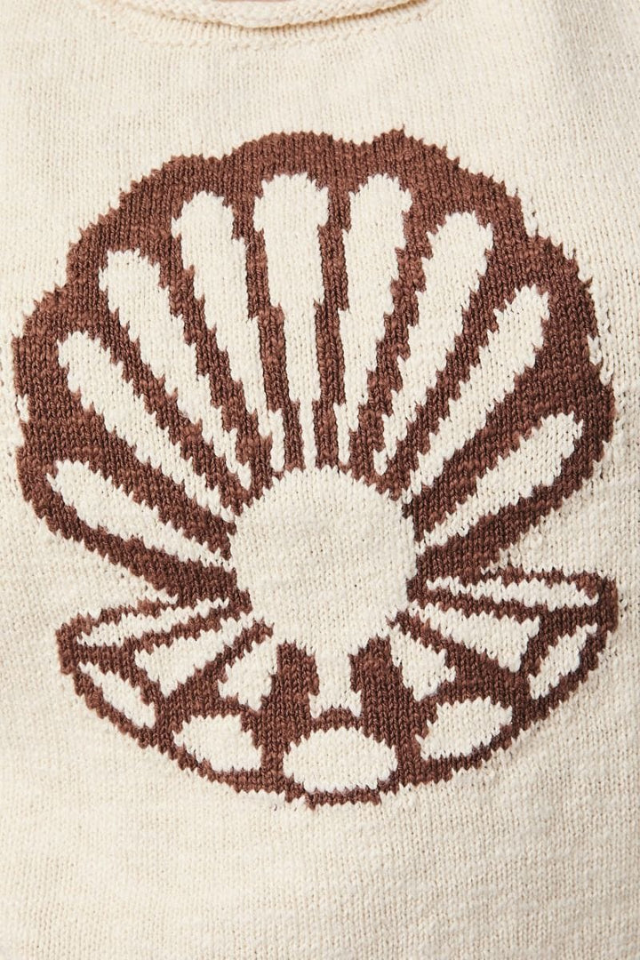 Sunday Edition Sweater Laura Shell Print Sweater