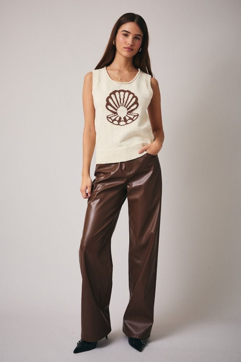 Sunday Edition Sweater Laura Shell Print Sweater