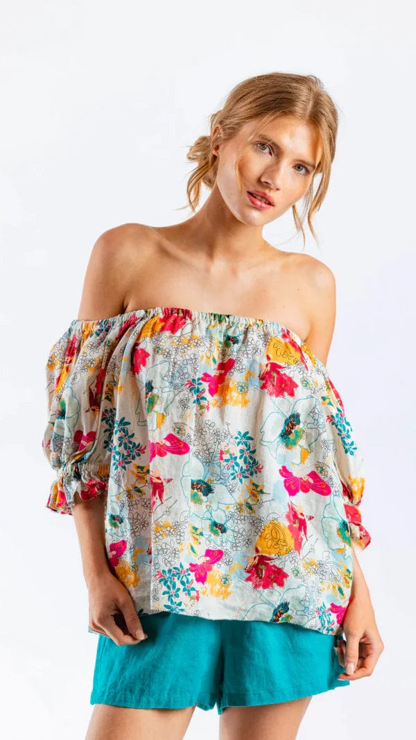 Sundays Top Wanderlust Floral / S Ivy Top